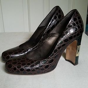 Etro Logo Alligator Heels